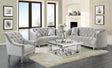 Avonlea Gray 3-Piece Upholstered Sloped Arm Living Room Set by Coaster at Eve Furniture
