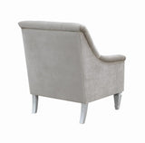 Avonlea Gray Sloped Arm Tufted Chair