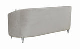 Avonlea Sloped Arm Tufted Sofa Gray