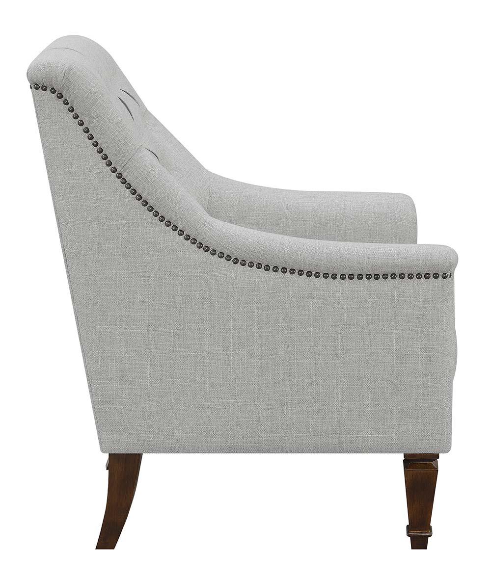 Avonlea Gray Sloped Arm Upholstered Chair