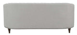 Avonlea Sloped Arm Upholstered Sofa Trim Gray