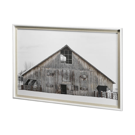 AWHC Barn 1 by Chris Dunker a Framed Photo Art Print Matted under Glass by Mercana at Eve Furniture
