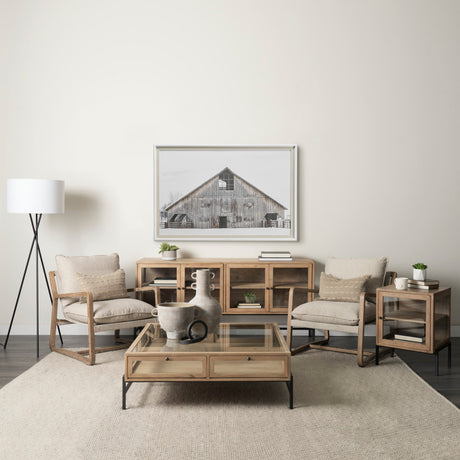 AWHC Barn 1 by Chris Dunker a Framed Photo Art Print Matted under Glass by Mercana at Eve Furniture