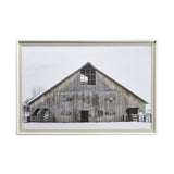 AWHC Barn 1 by Chris Dunker a Framed Photo Art Print Matted under Glass by Mercana at Eve Furniture