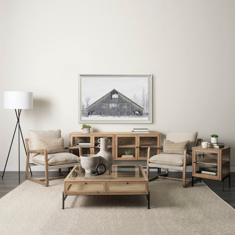 AWHC Barn 2 by Chris Dunker a Framed Photo Art Print Matted under Glass by Mercana at Eve Furniture