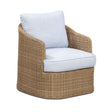 Axel Blue Boucle Outdoor Accent Chair by TOV Furniture at Eve Furniture