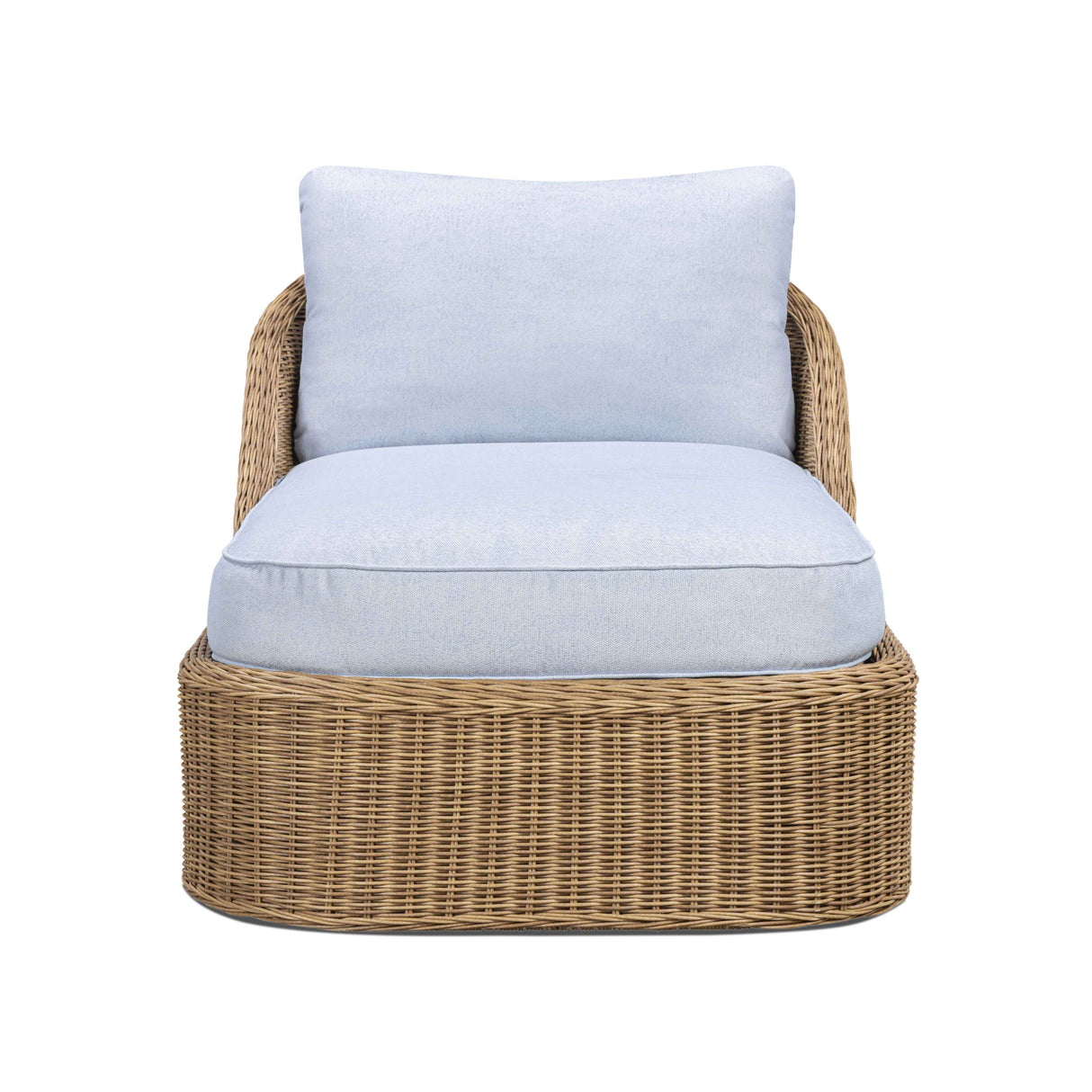 Axel Blue Boucle Outdoor Lounge Chair by TOV Furniture at Eve Furniture