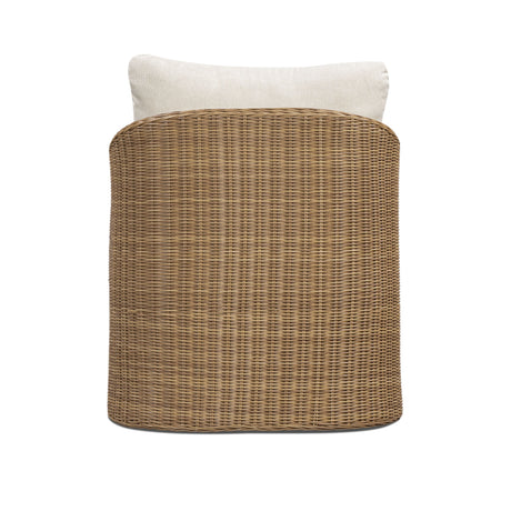 Axel Cream Boucle Outdoor Accent Chair by TOV Furniture at Eve Furniture