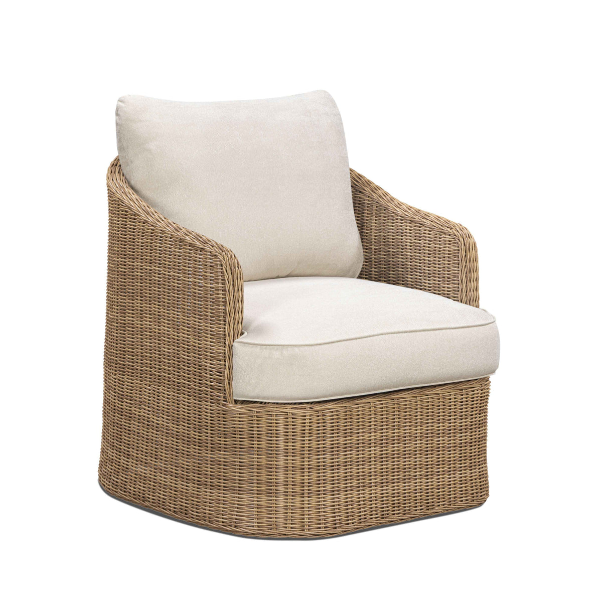 Axel Cream Boucle Outdoor Accent Chair by TOV Furniture at Eve Furniture