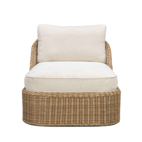 Axel Cream Boucle Outdoor Lounge Chair by TOV Furniture at Eve Furniture