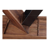 Axio Brown Dining Table by Moe's Home at Eve Furniture