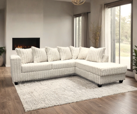 Axis Cream Sectional by Happy Homes at Eve Furniture