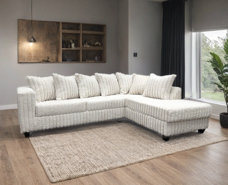 Axis Cream Sectional by Happy Homes at Eve Furniture
