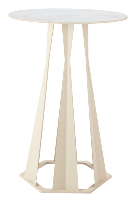 Axis White Bar Table by Zuomod at Eve Furniture