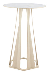 Axis White Bar Table by Zuomod at Eve Furniture