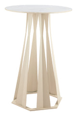 Axis White Bar Table by Zuomod at Eve Furniture
