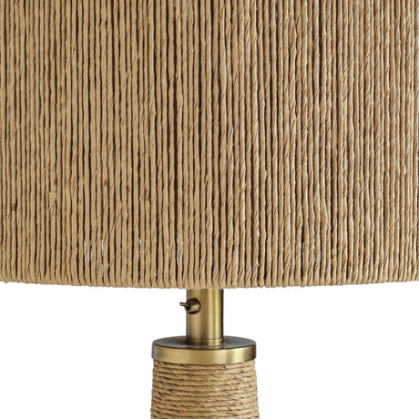Aya Natural Jute Floor Lamp by TOV Furniture at Eve Furniture