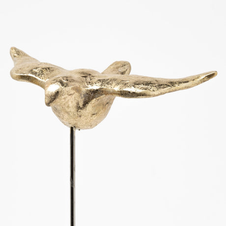 Aya Set of 3 11L x 4W Gold Metal Decorative Birds by Mercana at Eve Furniture