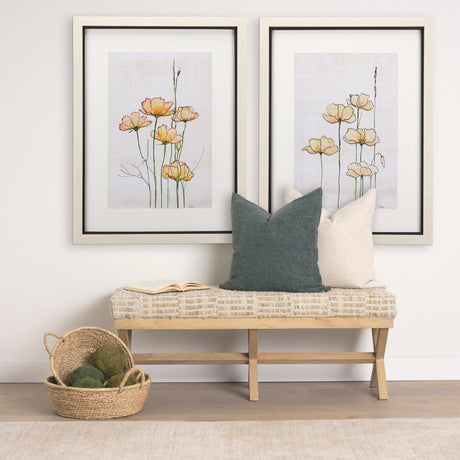 Ayanna Set of 2 Deep Nesting Seagrass Baskets w/ Handles by Mercana at Eve Furniture