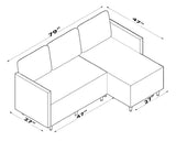 Aybuke Sectional by Furnia at Eve Furniture