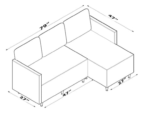 Aybuke Sectional by Furnia at Eve Furniture