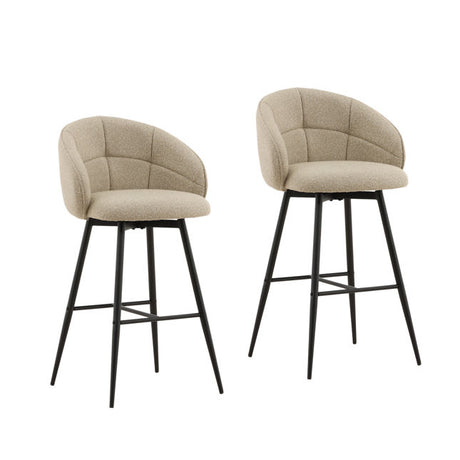 Ayla Bar Stool Set of 2 by Dovetail at Eve Furniture