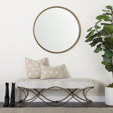 Ayla Dark Gray Fabric Seat W/ Dark Nickel Metal Frame Bench by Mercana at Eve Furniture