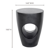 Aylard Black Outdoor Stool by Moe's Home at Eve Furniture