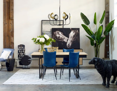 Aylard Outdoor Stool Black by Moe's Home at Eve Furniture