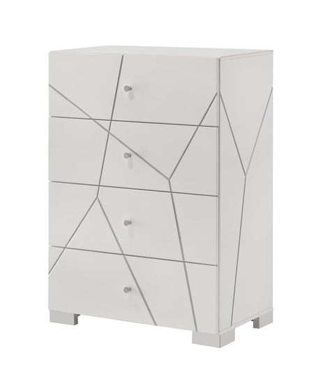 Ayla White Chest by Crown Mark at Eve Furniture