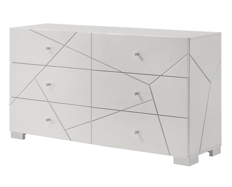 Ayla White Panel Bedroom Set by Crown Mark at Eve Furniture
