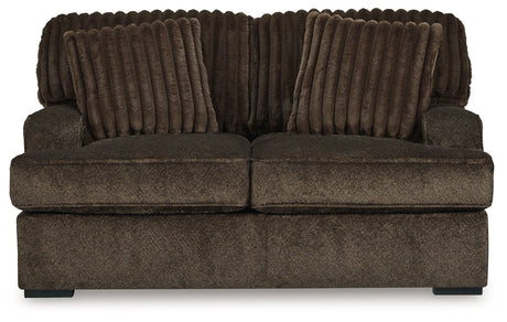 Aylesworth Chocolate Loveseat