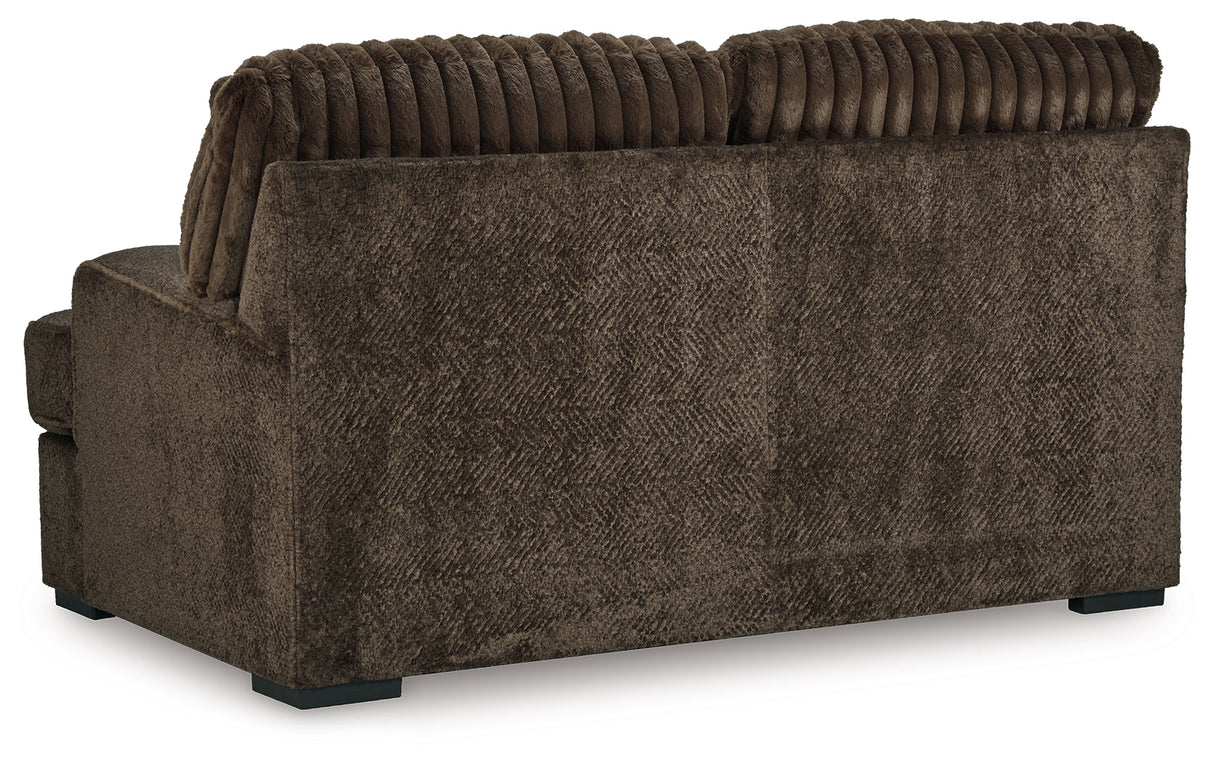 Aylesworth Chocolate Loveseat