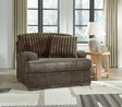 Aylesworth Chocolate Oversized Chair by Ashley at Eve Furniture