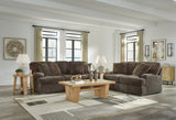 Aylesworth Chocolate Sofa and Loveseat by Ashley at Eve Furniture