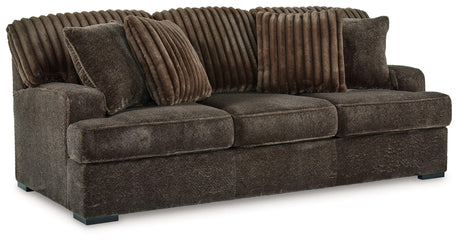 Aylesworth Chocolate Sofa by Ashley at Eve Furniture