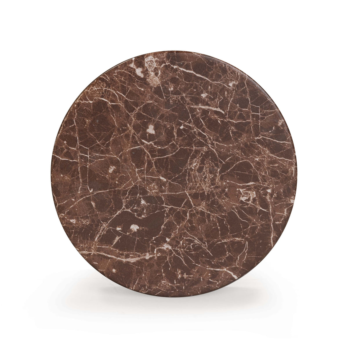 Ayon Faux Red Levanto Marble Indoor/Outdoor Concrete Side Table by TOV Furniture at Eve Furniture