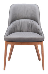 Ayr Slate Gray Dining Chair (Set of 2) by Zuomod at Eve Furniture