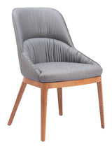 Ayr Slate Gray Dining Chair (Set of 2) by Zuomod at Eve Furniture