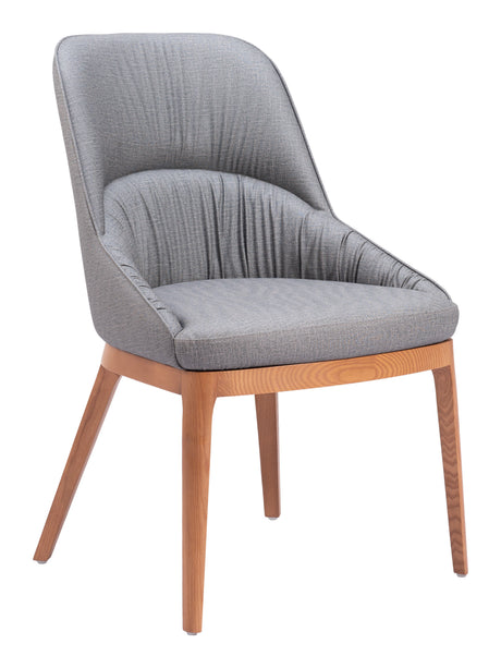 Ayr Slate Gray Dining Chair (Set of 2) by Zuomod at Eve Furniture