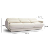 Azalea 90.5" Performance Velvet Sofa by TOV Furniture at Eve Furniture