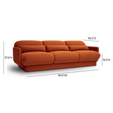 Azalea 90.5" Performance Velvet Sofa by TOV Furniture at Eve Furniture