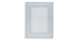 Azelhurst Blue/Ivory/Gray Large Rug by Ashley at Eve Furniture