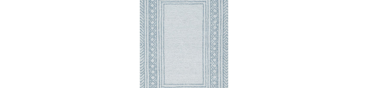 Azelhurst Blue/Ivory/Gray Medium Rug by Ashley at Eve Furniture