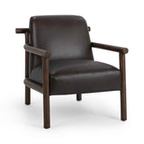 Azoria Dark Roast Accent Chair by Classic Home at Eve Furniture
