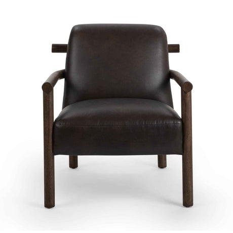 Azoria Dark Roast Accent Chair by Classic Home at Eve Furniture