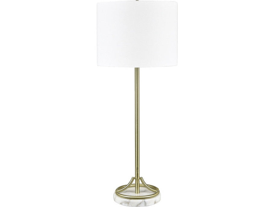 Azriel Gold/White Buffet Lamp (Set of 2) by Crestview at Eve Furniture