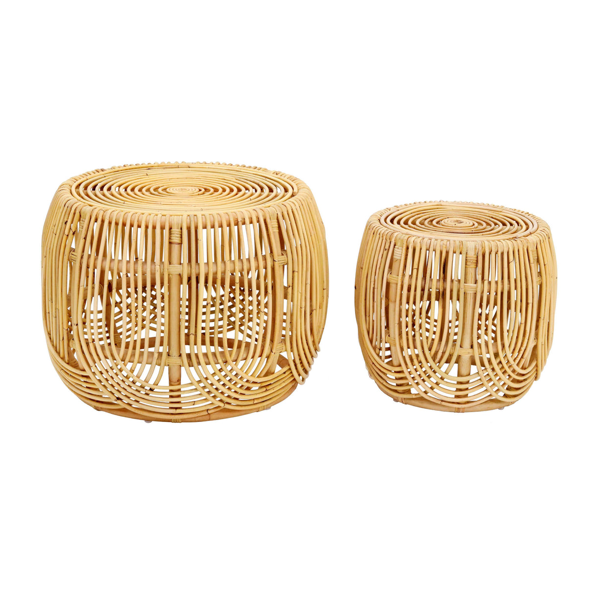 Azrina Rattan Nesting Tables by TOV Furniture at Eve Furniture
