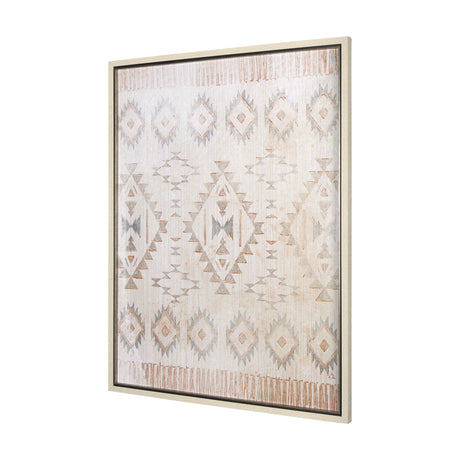 Aztec I by Mercana Studio a Hand Embellished Textured Framed Art Print by Mercana at Eve Furniture