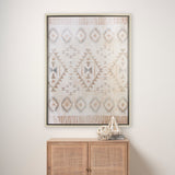 Aztec I by Mercana Studio a Hand Embellished Textured Framed Art Print by Mercana at Eve Furniture